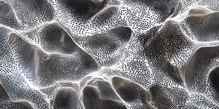 3d抽象连续凹凸肌理