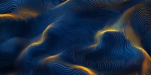 抽像山水线条背景