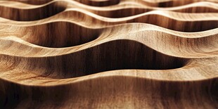 木纹创意流动海报