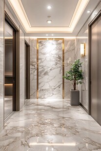 住宅小区电梯间