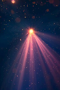 蓝色设计素材光芒