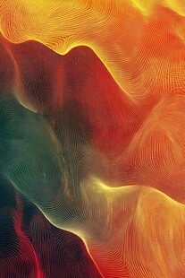 抽像山水线条背景