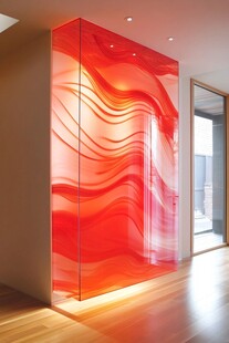 波浪造型玻璃墙