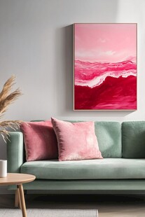 客厅挂画在色渐变