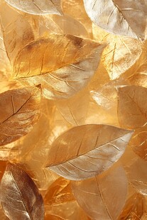 鎏金树叶