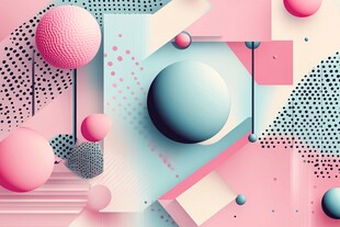 孟菲斯色块拼接