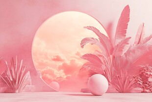 粉色超现实主义