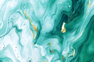 抽象炫彩流体画