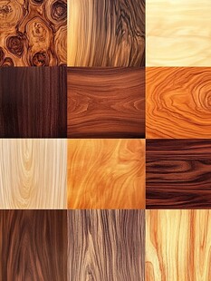 原木色木纹图片色卡