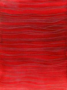 红色抽象线背景墙