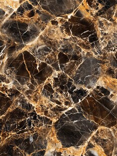 金色透光大理石装饰画