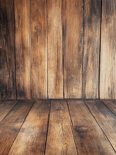 实木地板复古木板墙