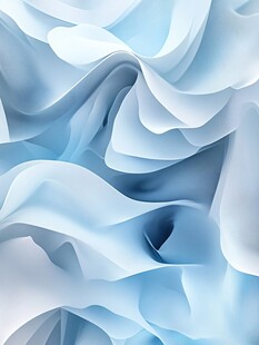 炫彩波浪蓝色渐变纹理