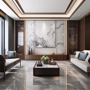 岩板客厅场景素材