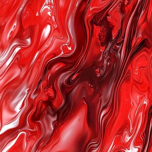 红色流体创意大理石纹