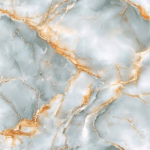 蓝色透光大理石装饰画