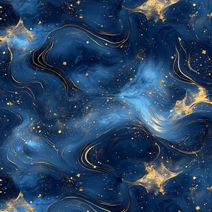抽象写意星辰大海