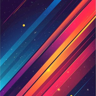 七彩绚丽渐变条纹