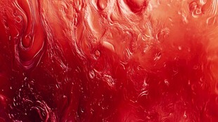 红色液体创意壁纸