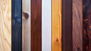 多种颜色木板木材