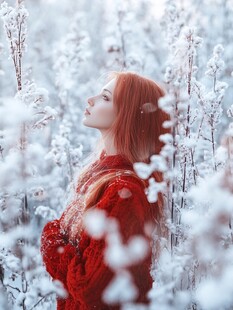 梨花园红衣姑娘