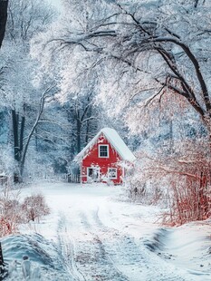 唯美的雪景