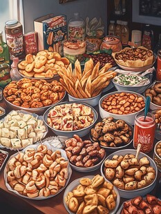 零食插画