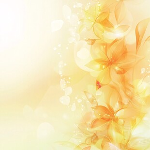 蝶恋花橙色蝴蝶背景