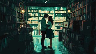 爱情小说插画