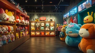 精品玩具店内景环境