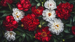 3d立体花卉牡丹