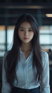 衬衫知性美女