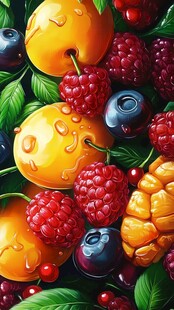 水果插画壁纸