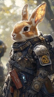 酷帅霸气兔形象