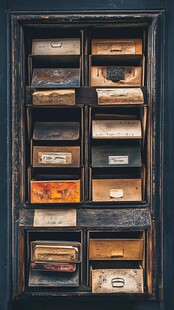 复古抽屉素材