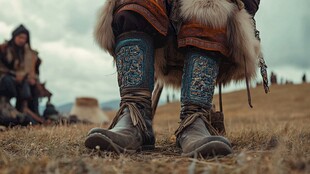 扎萨克图蒙古靴