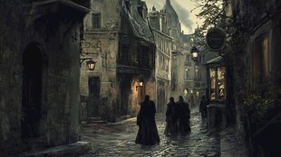 电影质感风景画