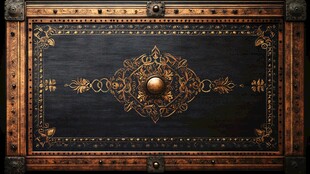 复古金色迎宾区