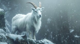 阿尔巴斯羊插画