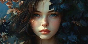 写实人物插画
