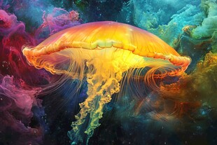 海洋流体画宇宙