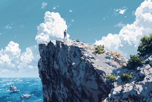 新海诚风格插画