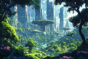 阿凡达一般的梦幻场景