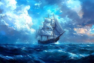 扬帆启航高清画