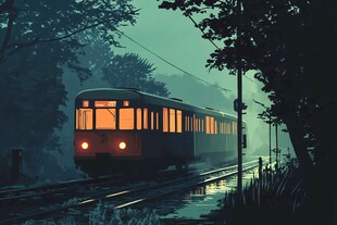 朦胧的火车