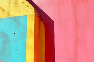 彩色建筑墙壁墙面