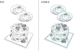 甜品 矢量图
