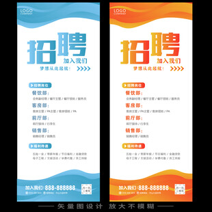 招聘展架