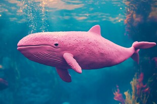 江豚实际比例模型