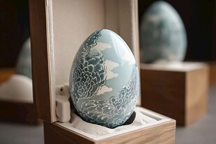 鸭蛋雕刻